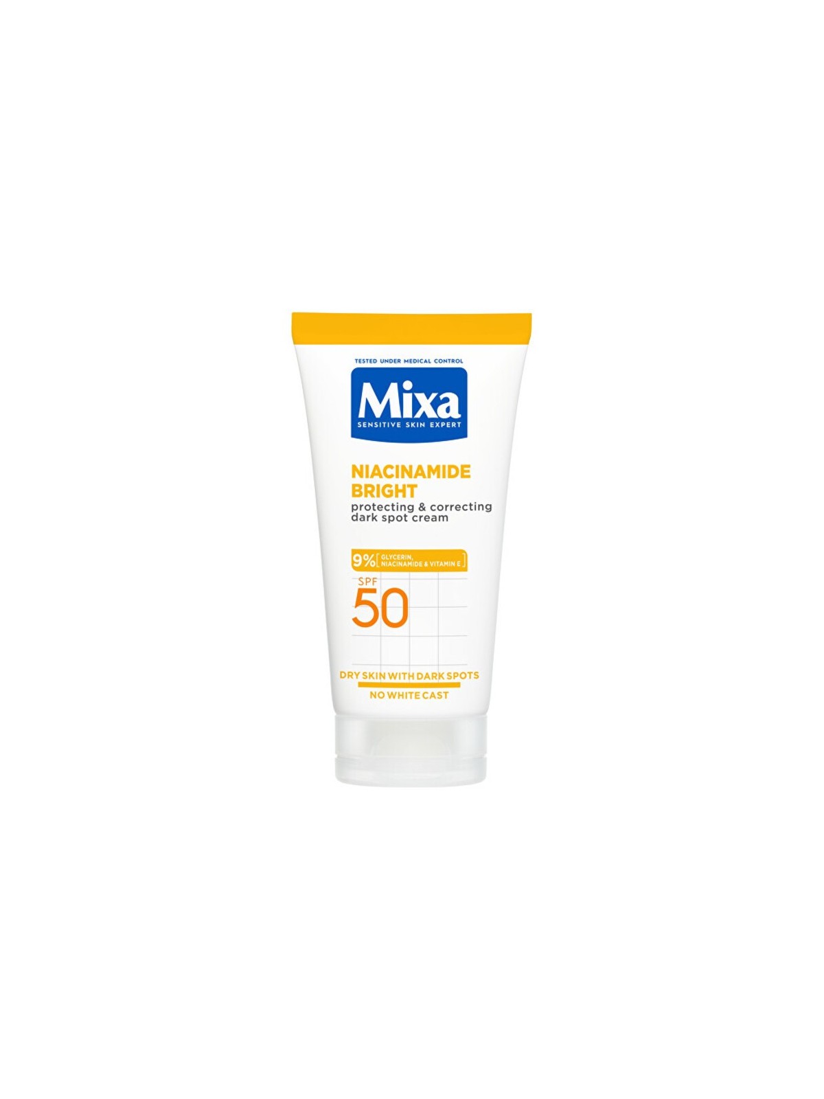 Mixa Niacinamide Bright Correcting Cream SPF 50