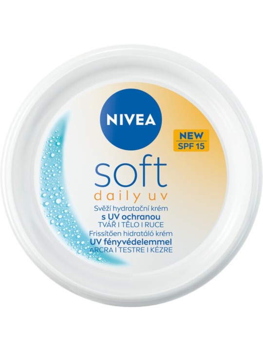 Nivea Soft Daily UV Cream con SPF 15, 100ml