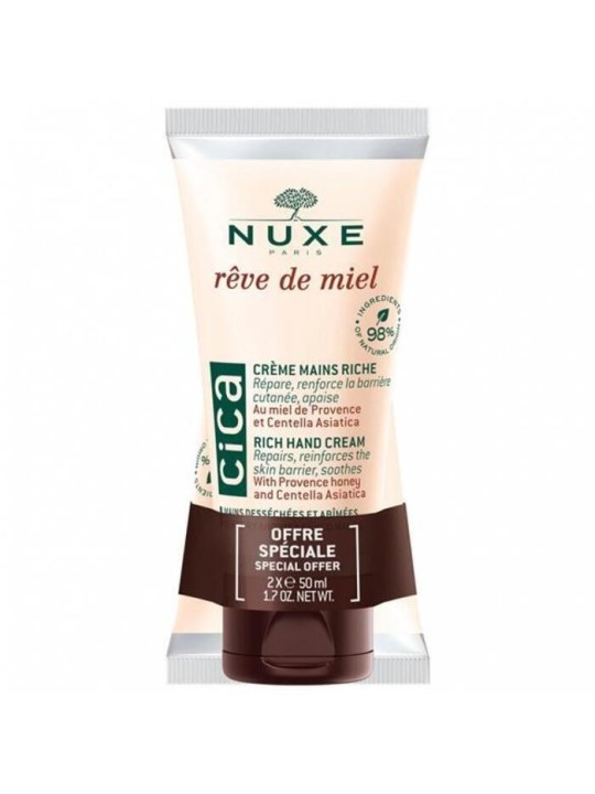 Set Crema Mani Nuxe Reve De Miel Cica 50ml