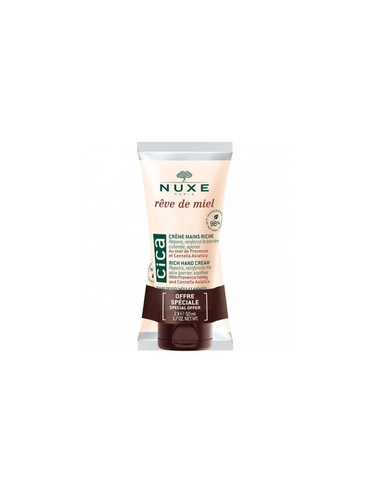 Set Crema Mani Nuxe Reve De Miel Cica 50ml