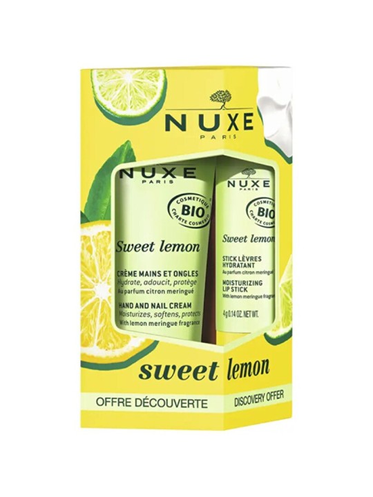 Nuxe Sweet Lemon Set: coccole per le mani e labbra