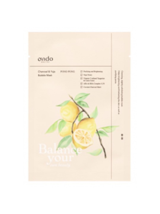 Ondo Bubble Mask Carbone e Yuja 25g
