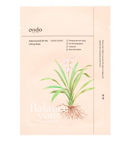 Ondo Beauty 36.5 TANG-TANG Adenosine & Zhi Mu Lifting Mask - Smoothing facial mask donna 25.0g