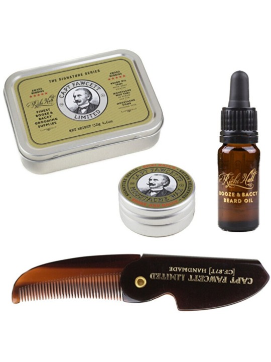 Set regalo Captain Fawcett Booze & Baccy per uomo