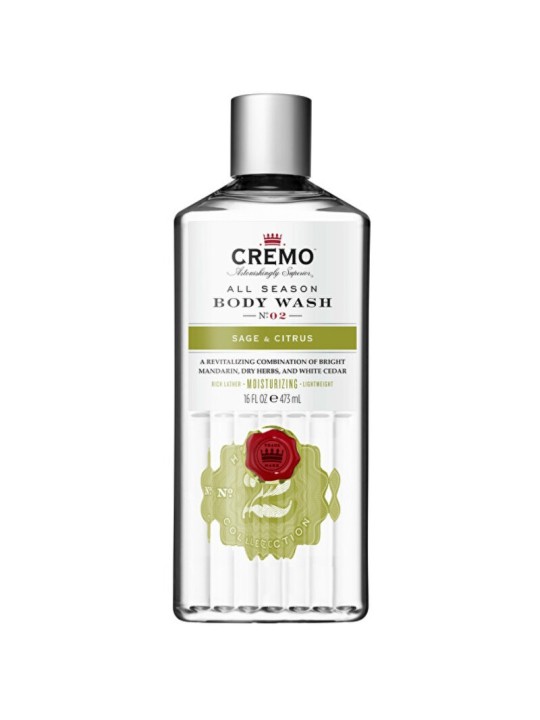 Cremo Sage & Citrus Body Wash - 473ml