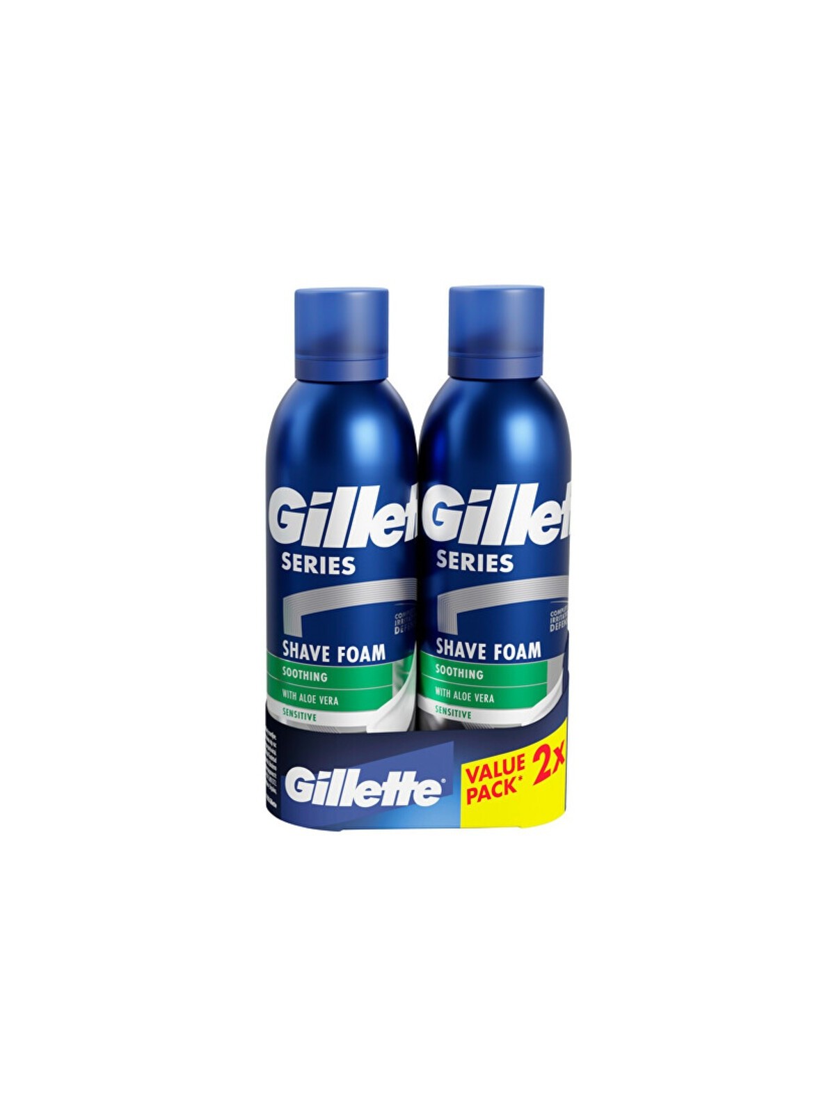 Gillette Series Soothing Shave Foam Duopack Uomo
