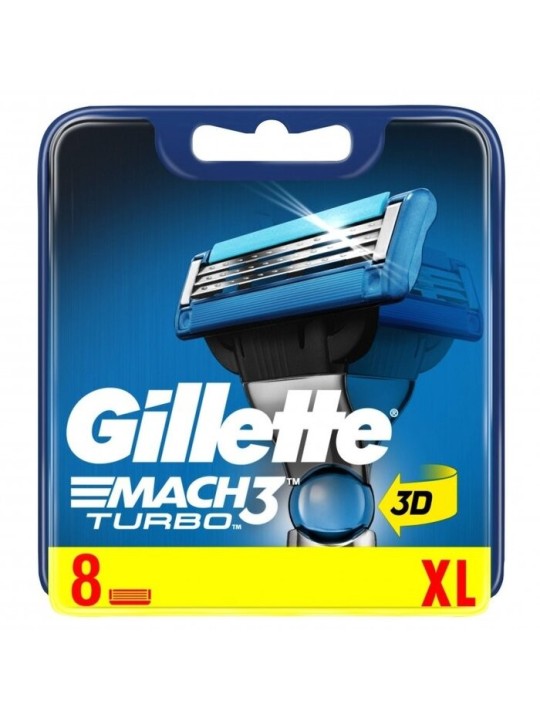 Gillette Mach 3 Turbo - Testine di Ricambio Uomo 12 pezzi