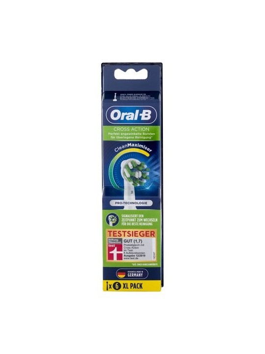 Oral B CrossAction - Testine di ricambio 10 pezzi