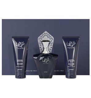 Afnan Turathi Blue Gift Set: Profumo, Dopobarba, Doccia Gel