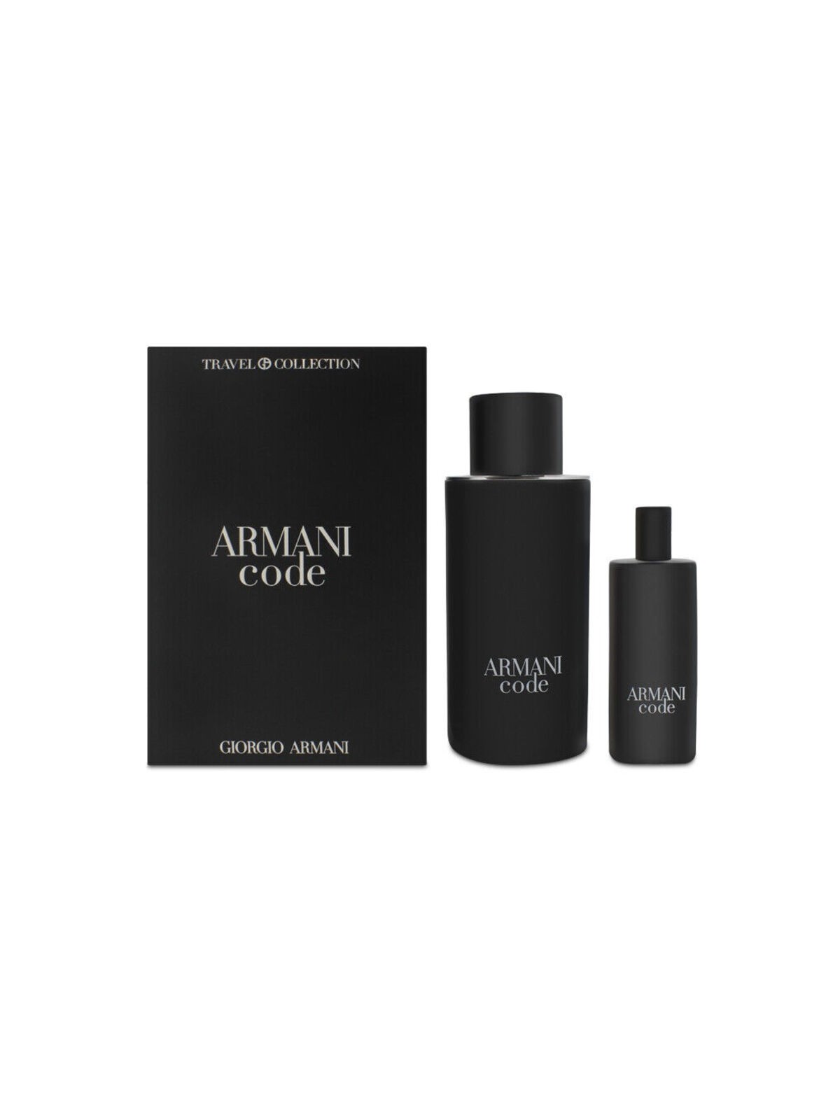 Armani Code for Men Gift Set eau de toilette 125 ml and eau de toilette 15 ml uomo 125ml Armani www.essenzetotalstyle.com 