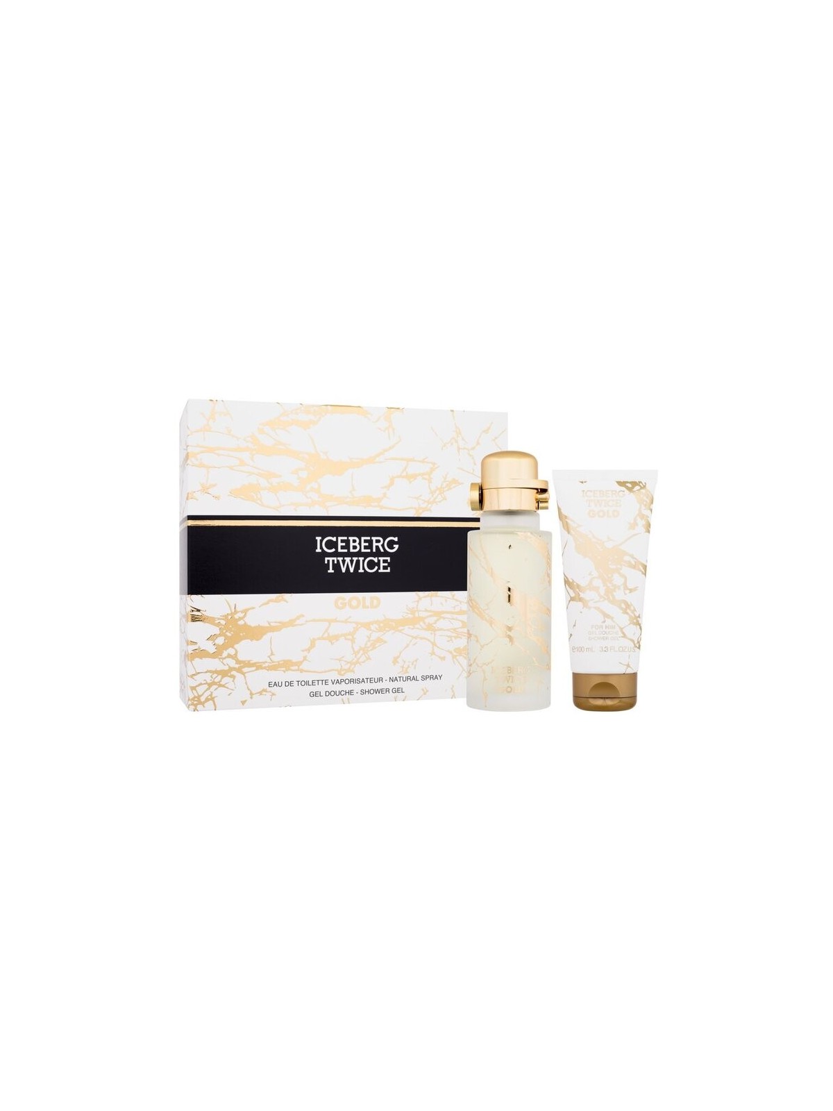 Iceberg Twice Gold Gift Set: Profumo e Gel Doccia Uomo