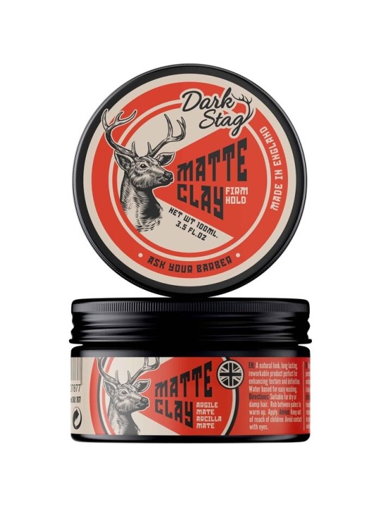 Dark Stag Matte Clay 100ml per uno stile unico
