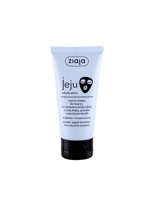 Ziaja Jeju Maschera Viso Nera per Pelle Imperfetta