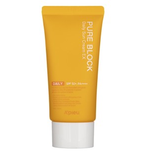 A'pieu Pure Block Natural Daily Sun Cream EX SPF 50+ - Sunscreen donna 50ml