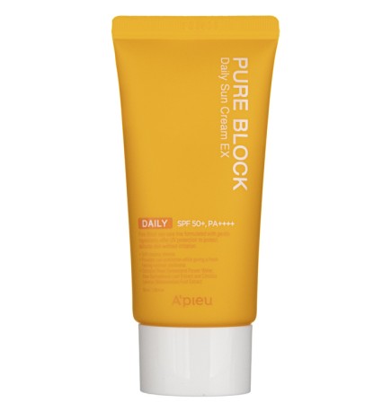 A'pieu Pure Block Natural Daily Sun Cream EX SPF 50+ - Sunscreen donna 50ml