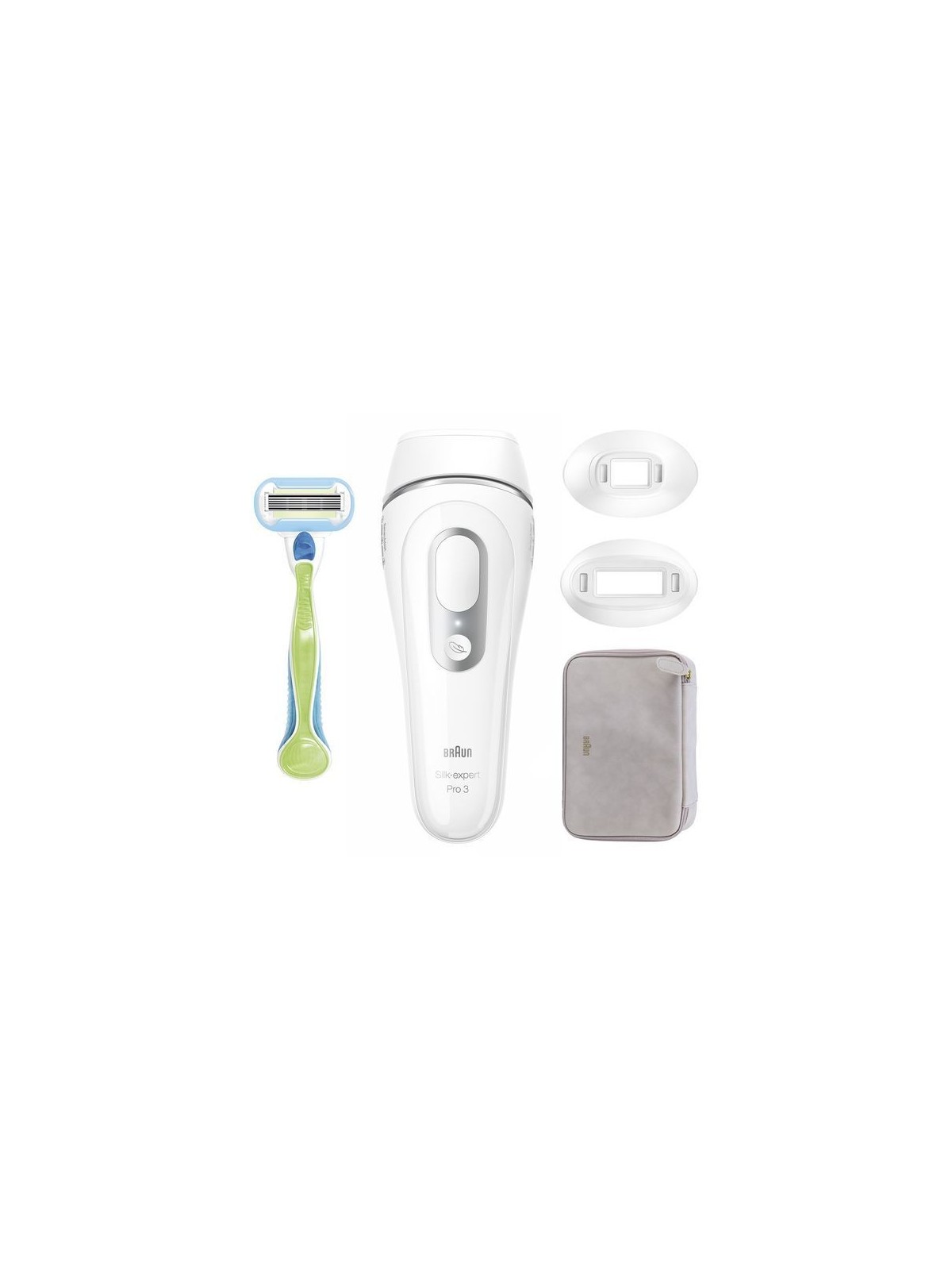 Braun Epilatore IPL Silk-expert Pro 3 PL3132 Bianco donna