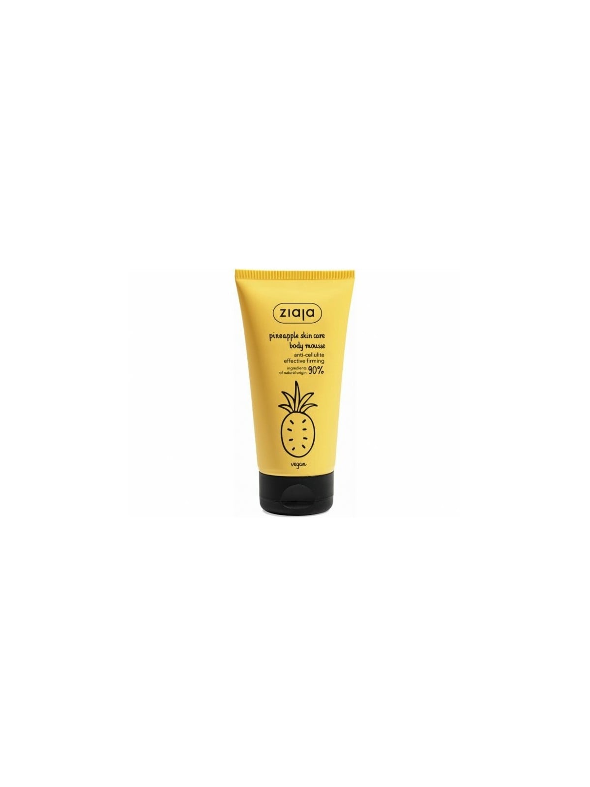 Ziaja Schiuma corpo anticellulite leggera Mousse corpo all'ananas 160ml donna