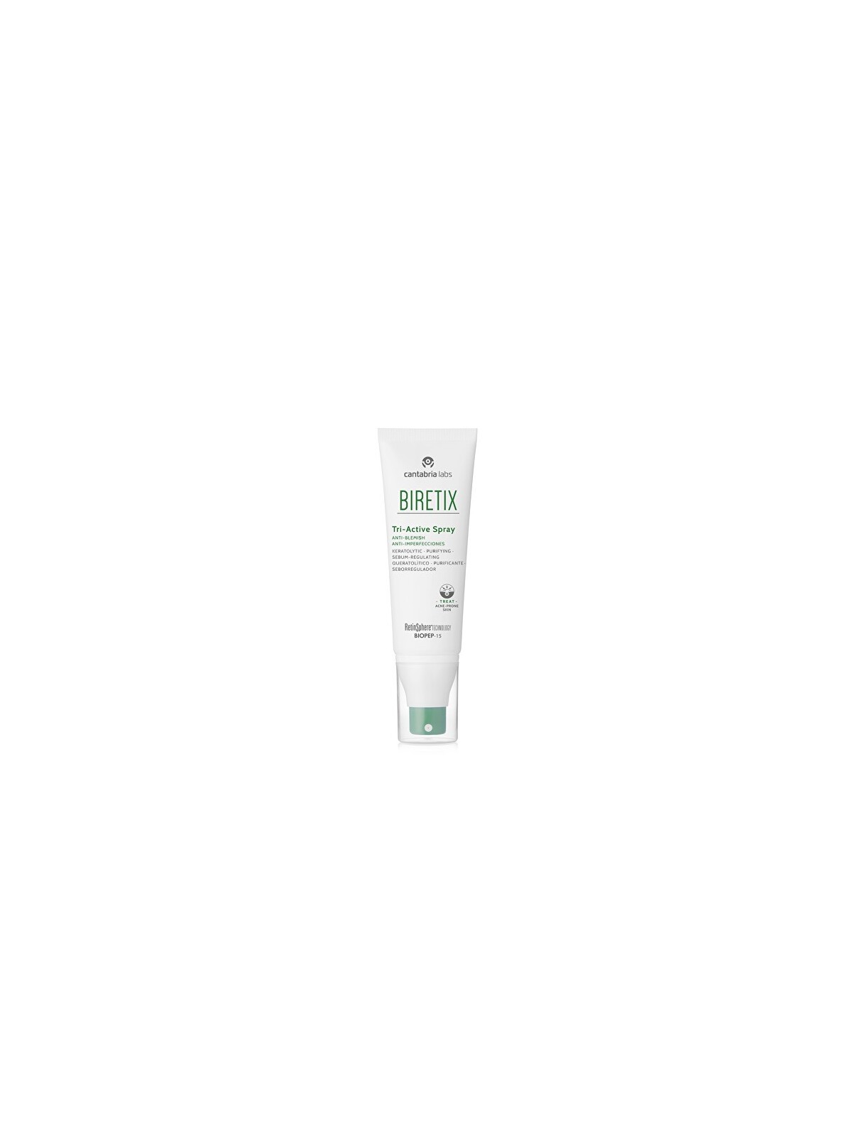 BIRETIX Spray per pelli problematiche per tutto il corpo Tri-Active Spray 100ml donna Biretix www.essenzetotalstyle.com 