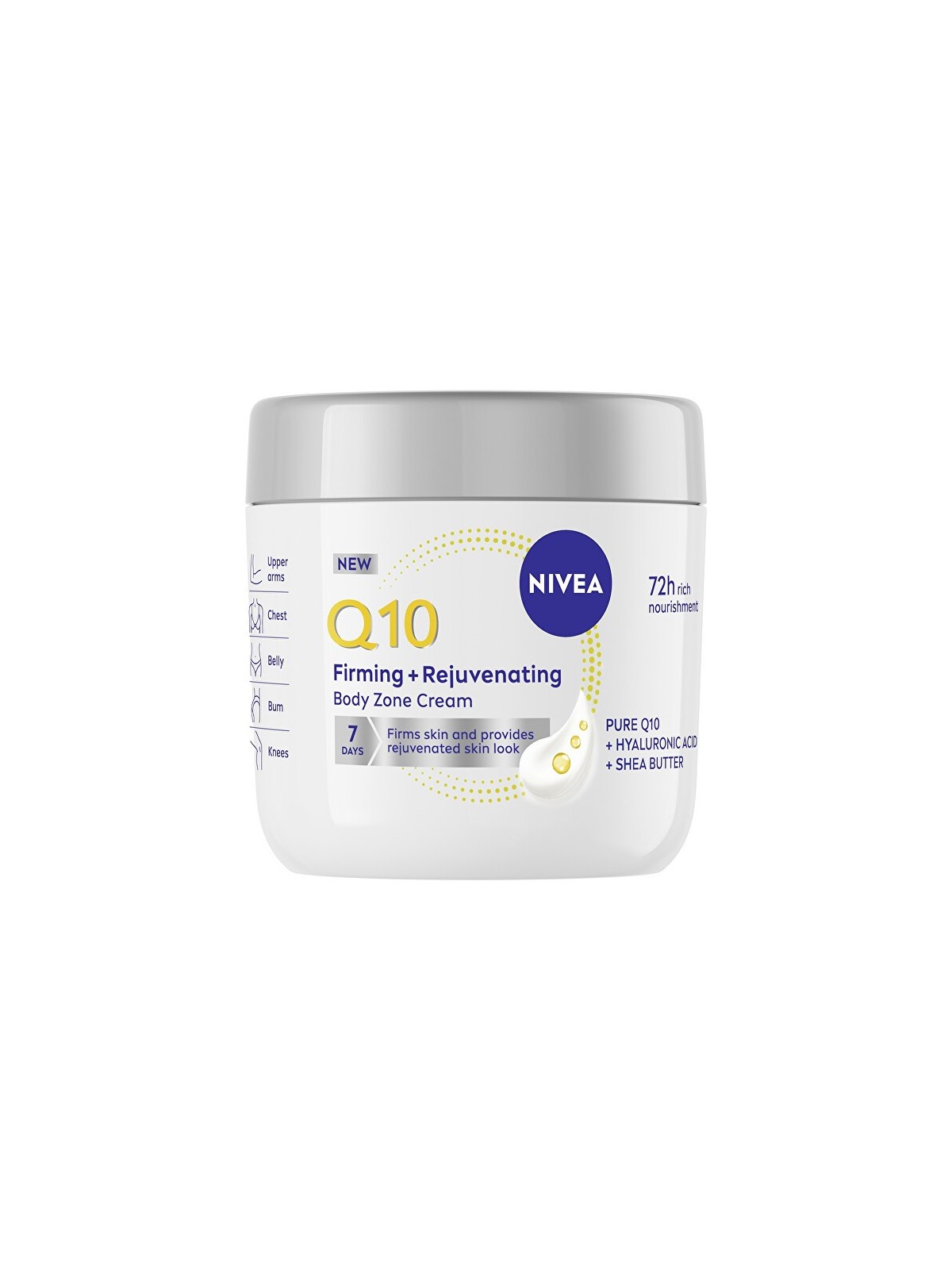 Nivea Crema Corpo Rassodante e Rigenerante Q10 Zone 400ml donna