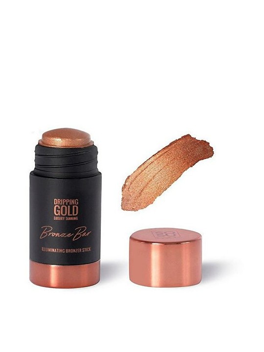 Dripping Gold Terra abbronzante illuminante in stick per viso e corpo Dripping Gold Bronze Bar 36 g donna