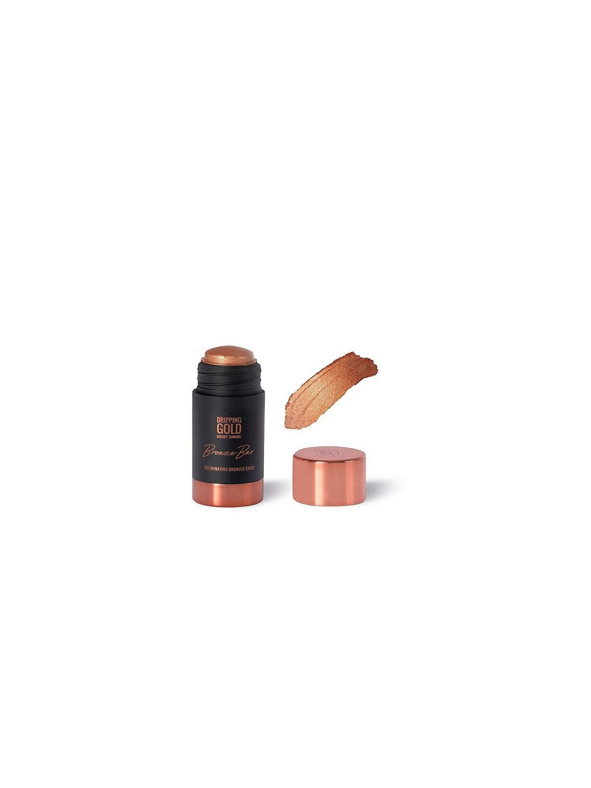 Dripping Gold Terra abbronzante illuminante in stick per viso e corpo Dripping Gold Bronze Bar 36 g donna