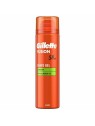 Gillette Gel da barba Fusion Sensitiv e all'olio di mandorle Gel da barba 200ml uomo
