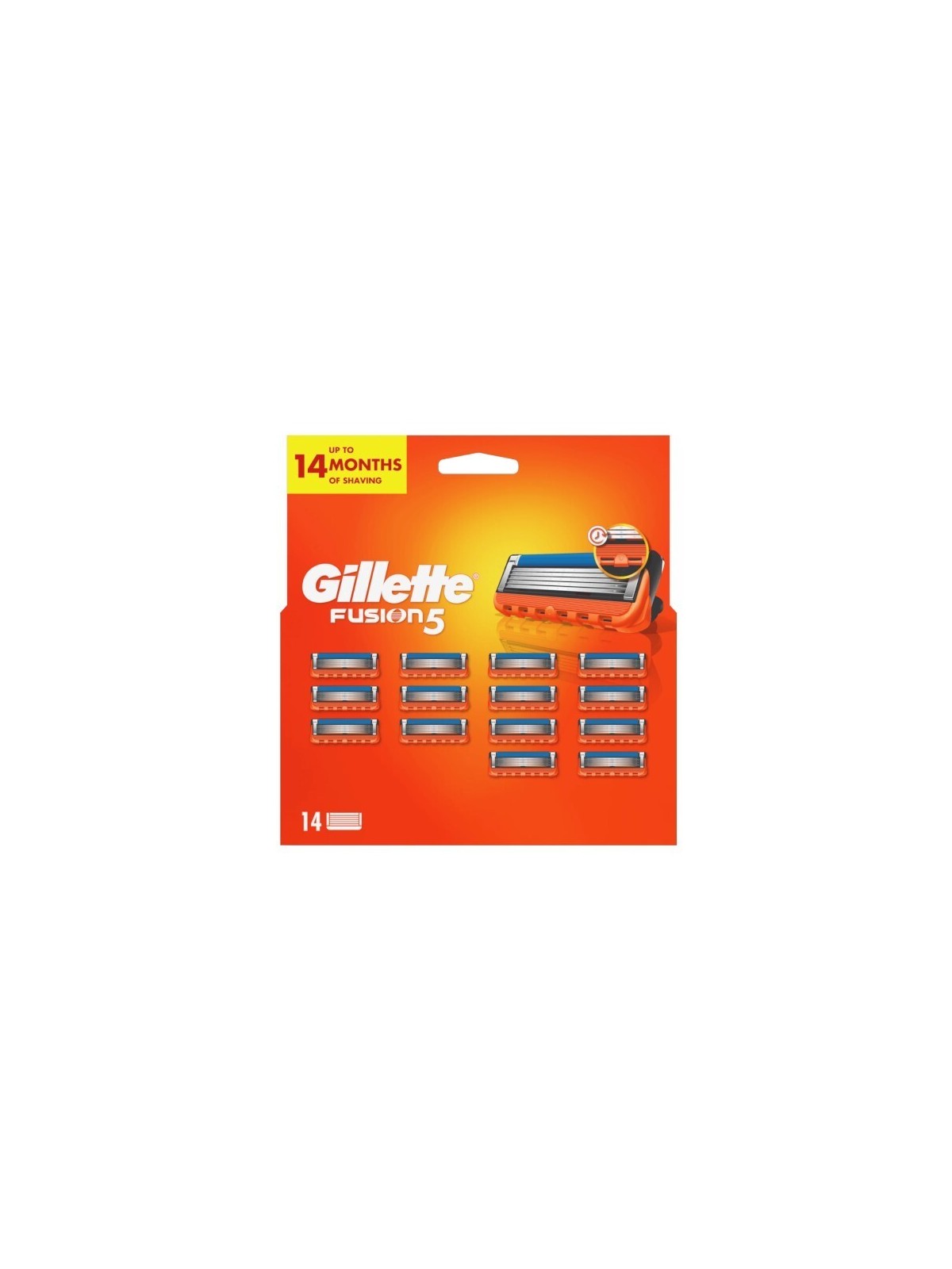 Gillette Testina di ricambio Fusion Manual 14 pz uomo