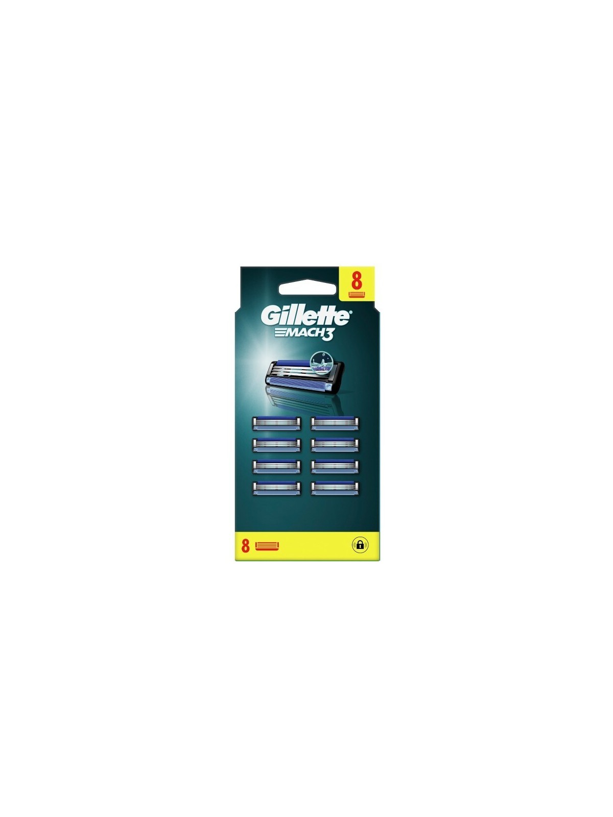 Gillette Testine di ricambio Mach3 8 pz uomo