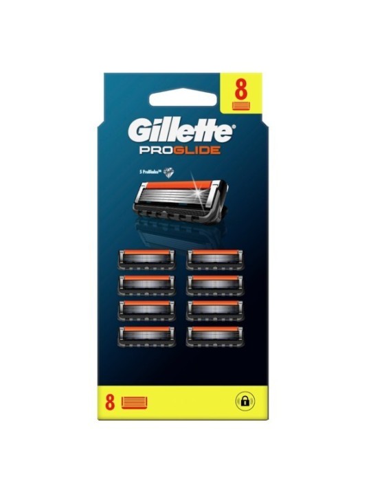 Gillette Testine di ricambio ProGlide Manual 8 pezzi uomo