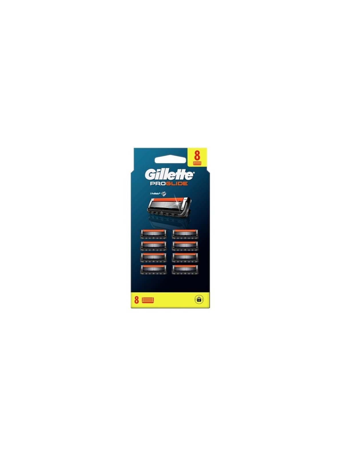 Gillette Testine di ricambio ProGlide Manual 8 pezzi uomo