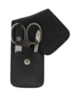 Pfeilring Solingen Set da viaggio per manicure 3 pezzi nero donna