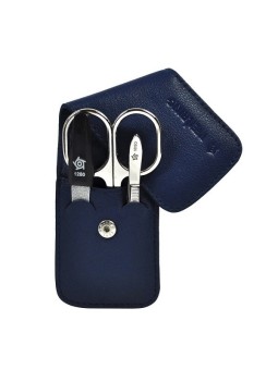 Pfeilring Solingen Set da viaggio per manicure 3 pezzi blu donna