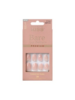 KISS Unghie Premium Bare-But-Better - Slay 30 pezzi donna