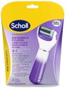 Scholl Lima per piedi elettrica Velvet Smooth 2 in 1 Lima per piedi elettronica donna