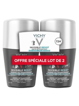Vichy Homme Invisible Resist 72H set detraspirante in palline Dermo Detranspirant 2 x 50ml uomo