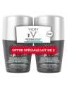 Vichy Homme Invisible Resist 72H set detraspirante in palline Dermo Detranspirant 2 x 50ml uomo