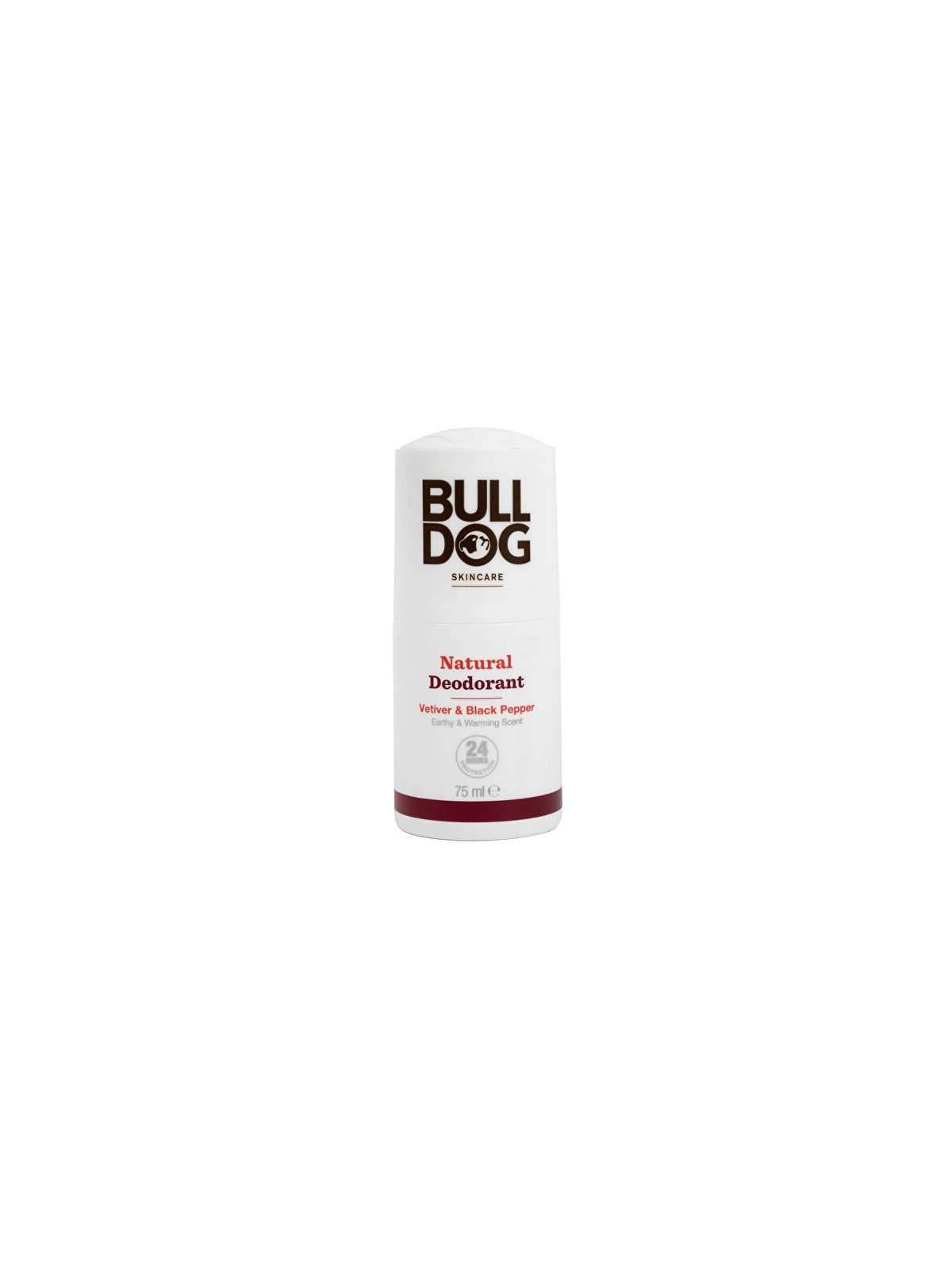 Bulldog Deodorante roll-on naturale Vetiver e Pepe Nero Deodorante Naturale 75ml uomo