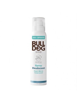 Bulldog Deodorante spray alla menta fresca e legno di cedro 125ml uomo