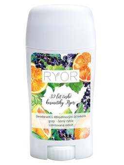 RYOR Deodorante effetto 48 ore al profumo di pompelmo e ribes nero 50ml donna