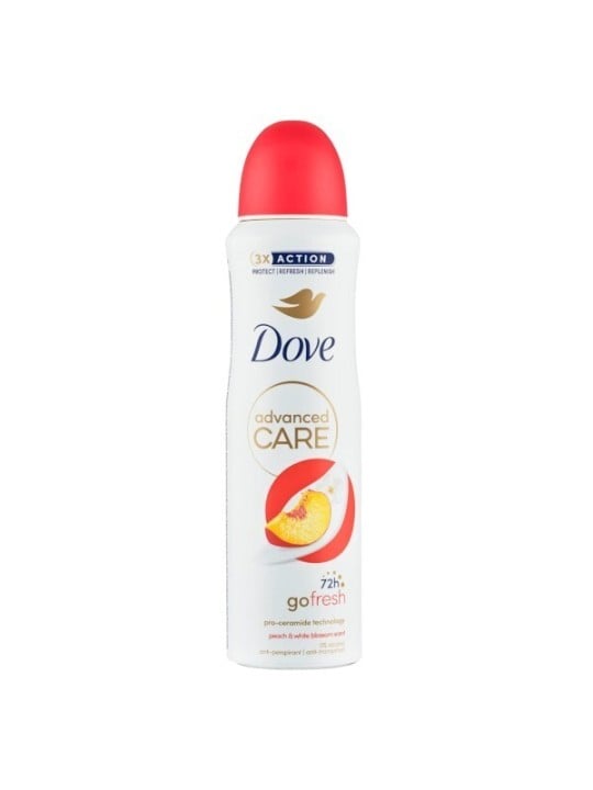 Dove Deodorante spray Advanced Care Pesca e Fiori Bianchi 150ml donna