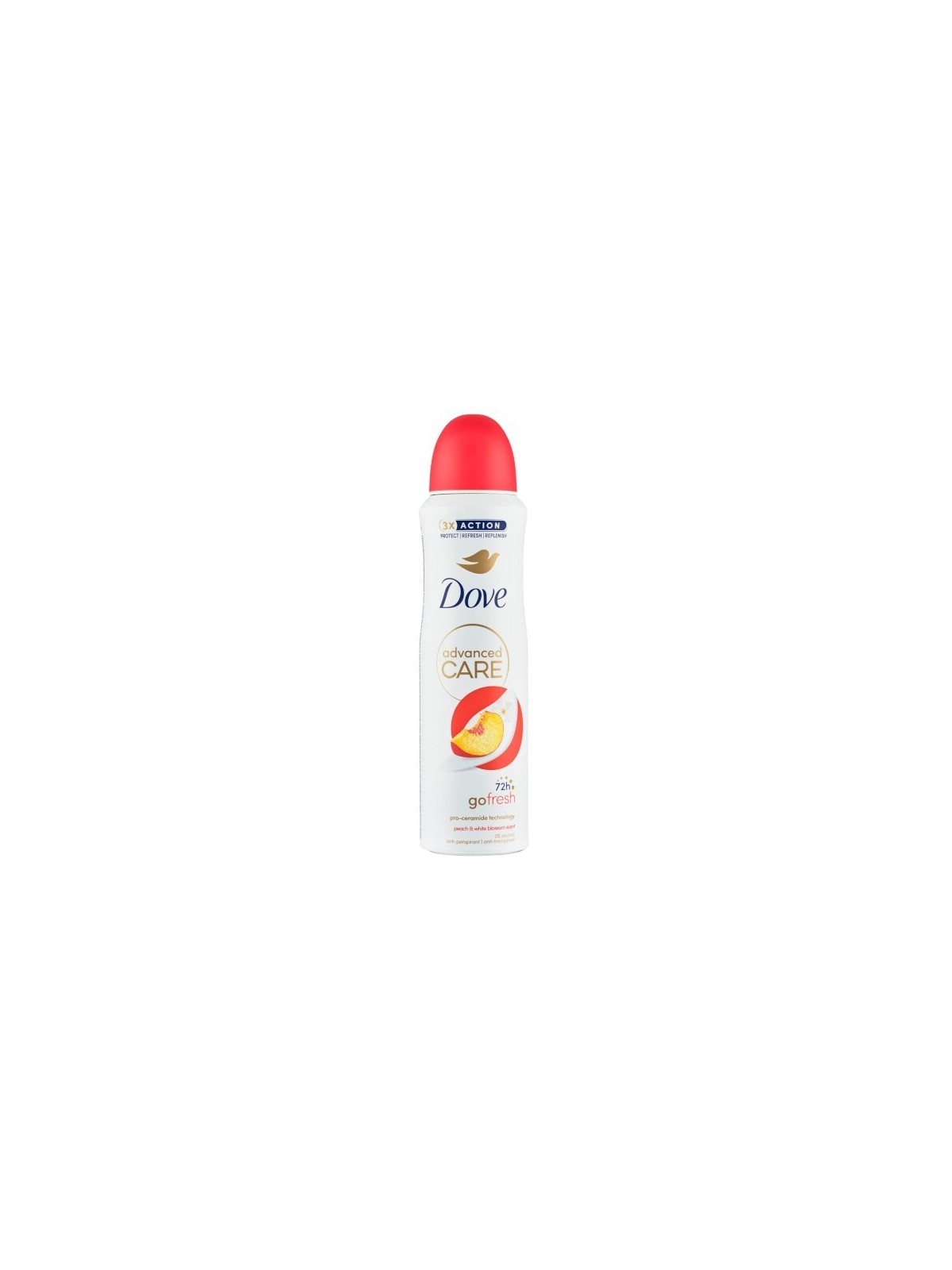 Dove Deodorante spray Advanced Care Pesca e Fiori Bianchi 150ml donna