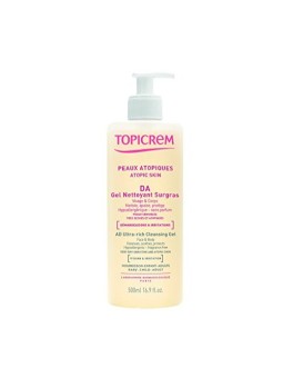 Topicrem Gel detergente ultra nutriente AD Ultra-Rich Cleansing Gel 500ml unisex