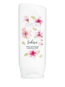 RYOR Gel doccia delicato alla ciliegia giapponese Sakura 200ml donna