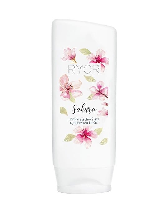 RYOR Gel doccia delicato alla ciliegia giapponese Sakura 200ml donna