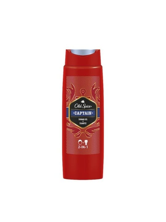 Old Spice Captain Docciaschiuma + Shampoo 250ml uomo