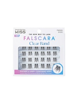 KISS Ciglia finte Falscara Multipack - Fascia trasparente donna