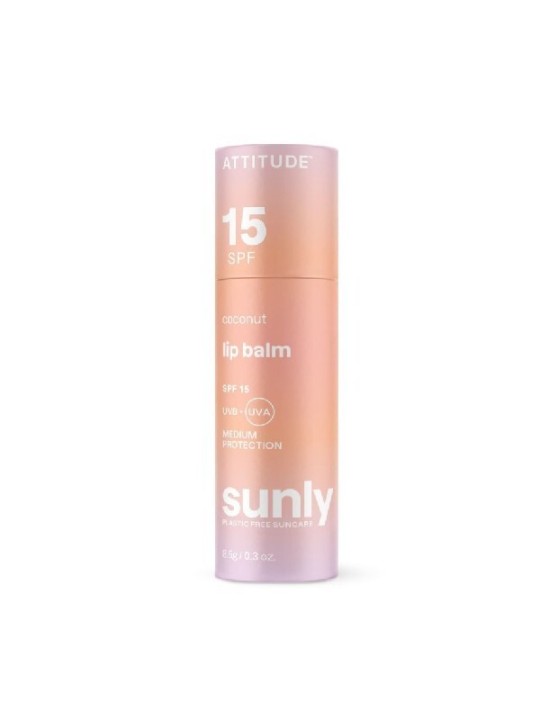 Attitude Balsamo labbra protettivo minerale al profumo di cocco SPF 15 Balsamo labbra 8,5 g donna