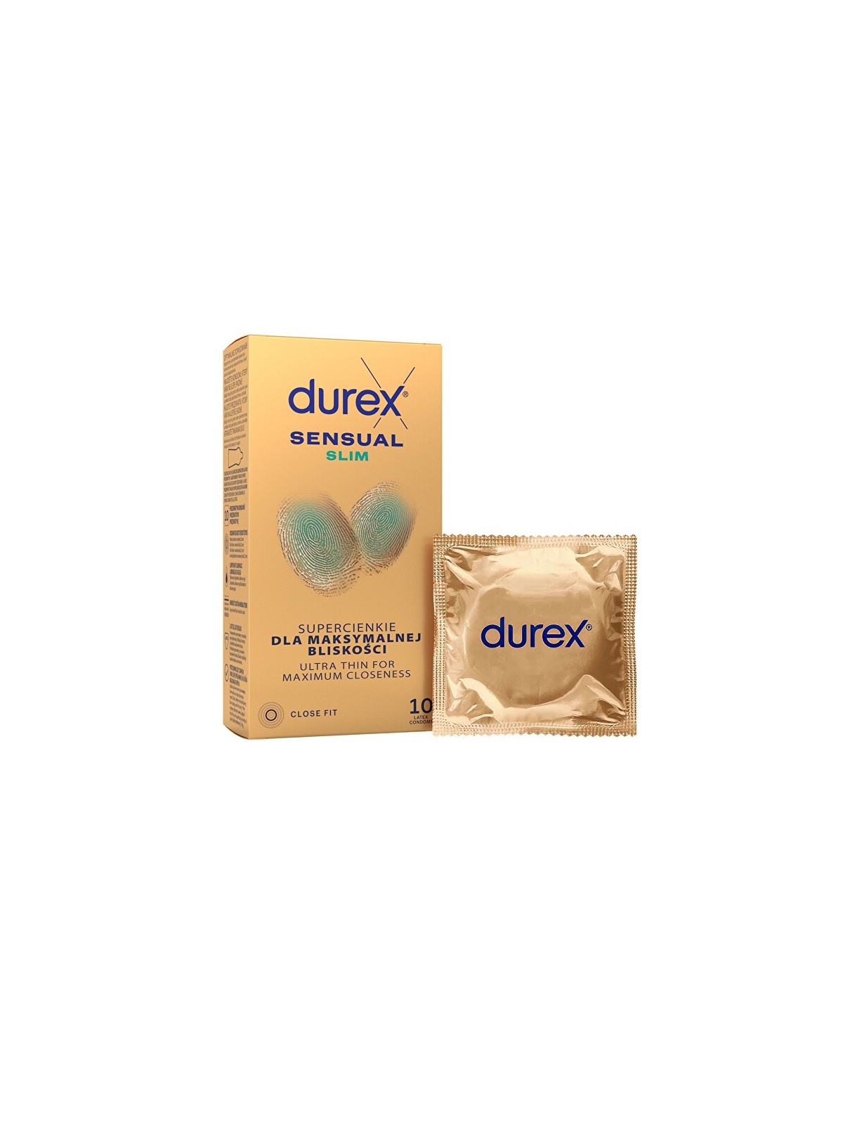 Durex Preservativi Sensual Slim - Variante: 10 pezzi unisex