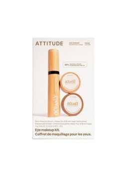 Attitude Set regalo per il trucco occhi marrone Oceanly donna
