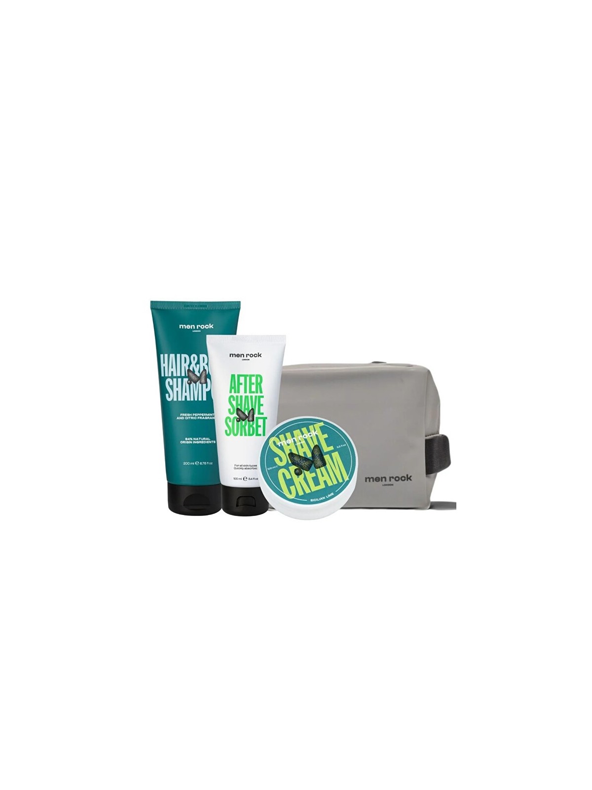 Men Rock London Set regalo Lime siciliano uomo